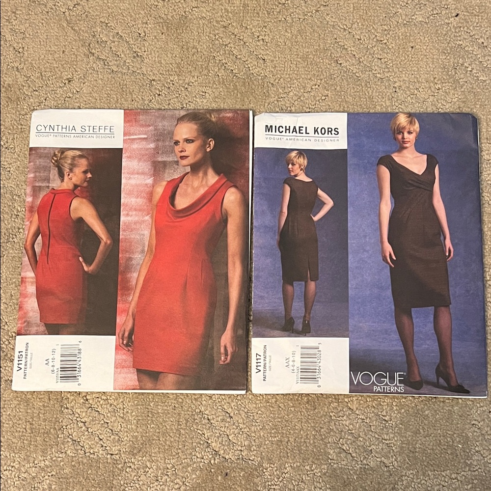 Vogue Patterns Dress Patterns by Cynthia Steffe and Michael Kors